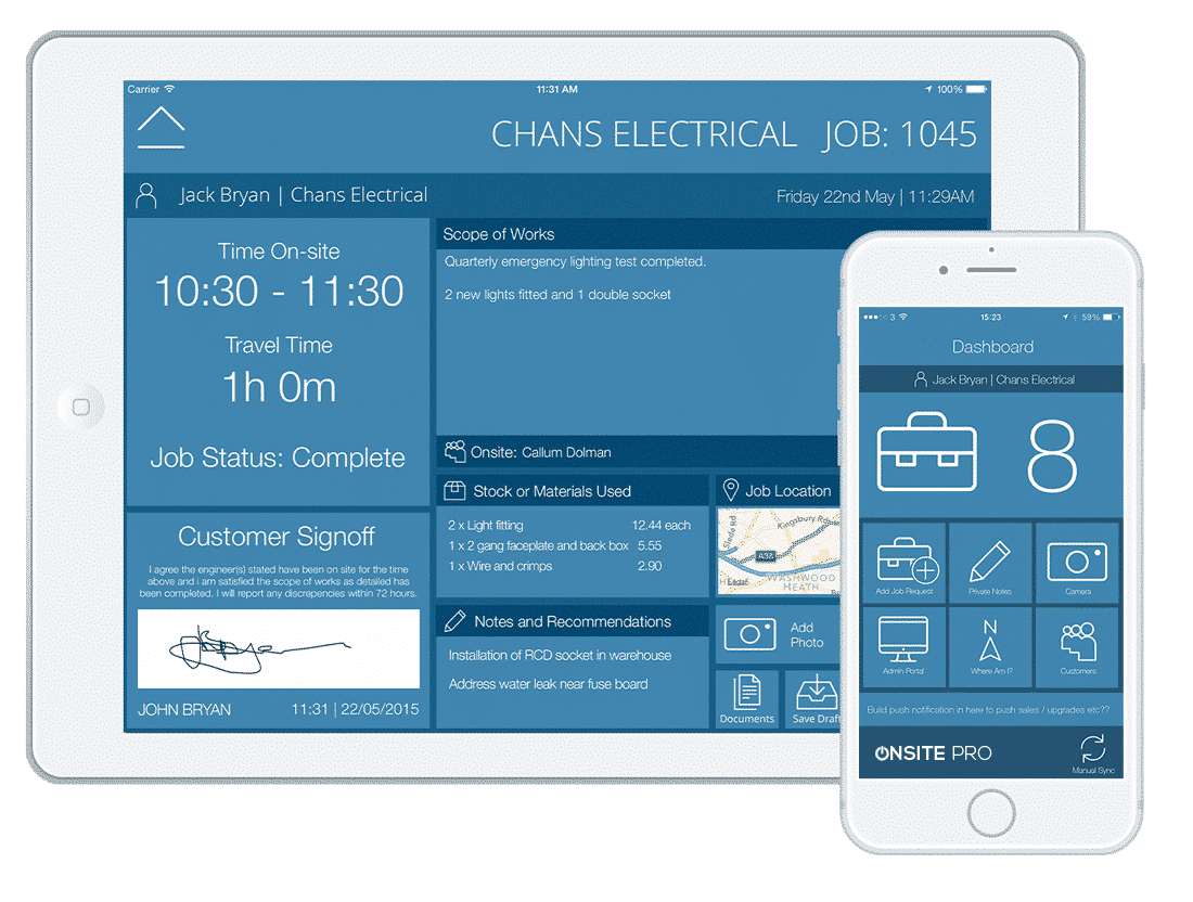job-sheet-app-iPad-iPhone-Android-Onsite-Pro